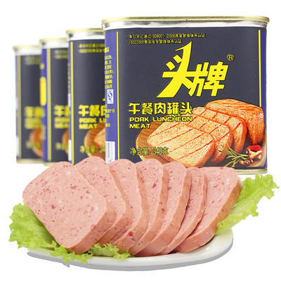 即食午餐肉罐頭食品調(diào)味品方便速食豬肉制品熟食快餐下飯菜