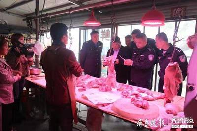 保舌尖安全,莘縣多部門聯(lián)合嚴(yán)查豬肉產(chǎn)品質(zhì)量