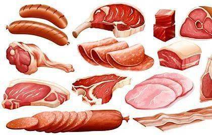 或三明治未加工紅肉制品 ,包括:以牛肉,豬肉或羊肉為主或混合