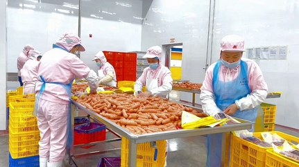 鉚足干勁!興國肉制品企業(yè)加工生產(chǎn)忙